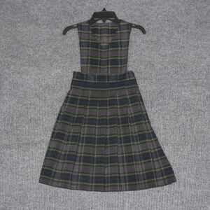 Vintage Betty Z Girls Plaid Pinafore Dress Jumper Style Size 7 School Uniform